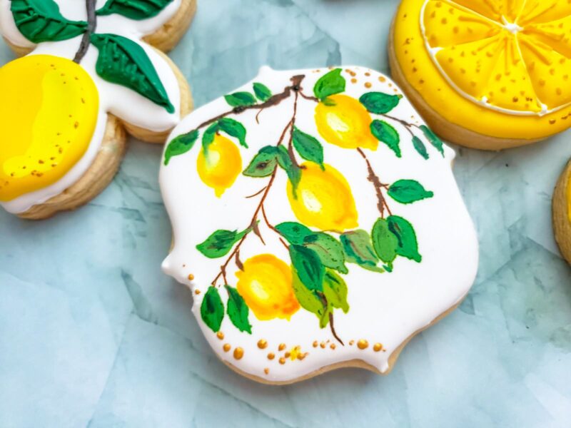 Cookies lemon taste lemons shape shugar cookie fruits yellow color adorable woman's present gift softbite natural anniversary birthday party - Image 4